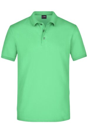 Poloshirt Herren Schwarz – Men's Elastic Polo Piqué