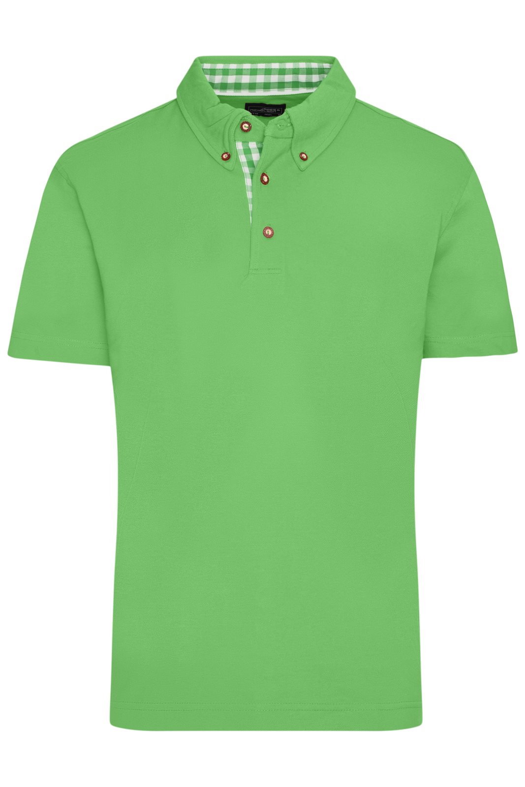 Poloshirt Herren Grün/Weiß – Men's Traditional Polo