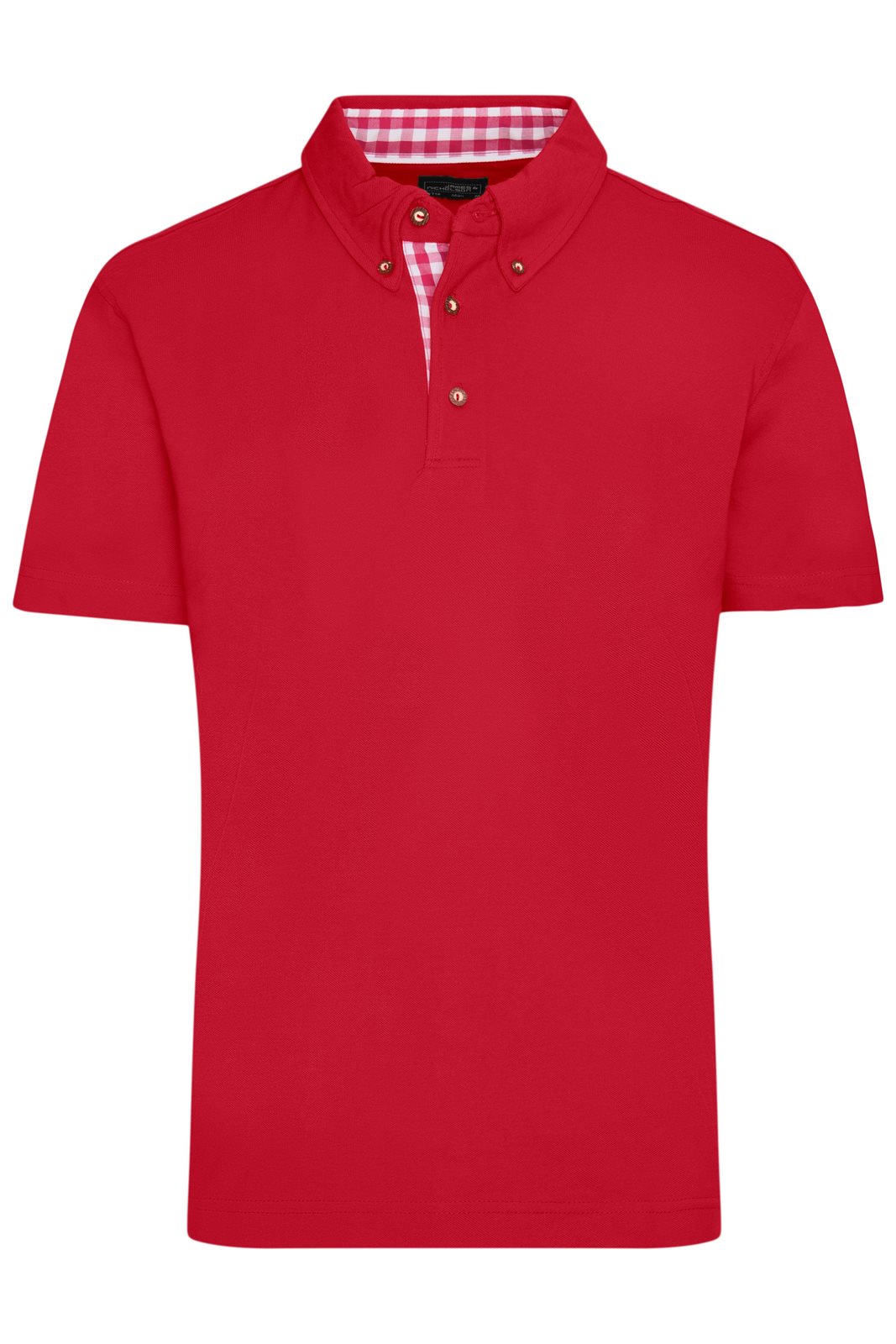 Poloshirt Herren Weiß/Rot – Men's Traditional Polo