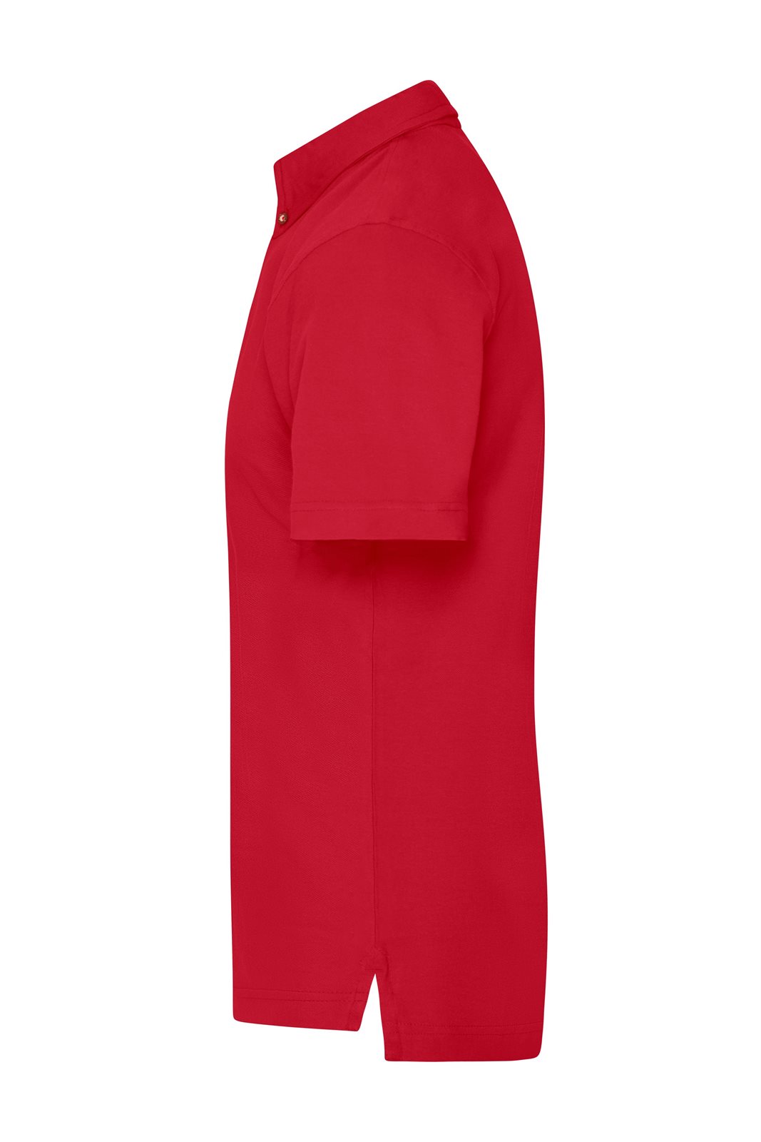 Poloshirt Herren Weiß/Rot – Men's Traditional Polo, Detailansicht