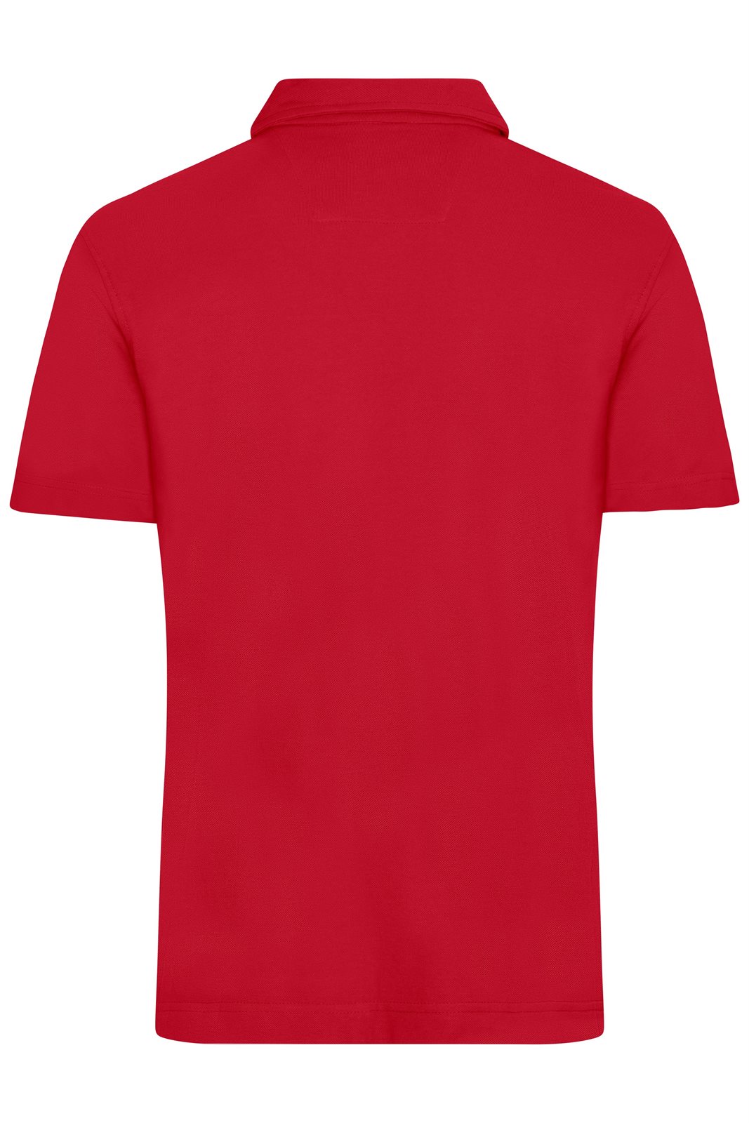 Poloshirt Herren Weiß/Rot – Men's Traditional Polo, Detailansicht