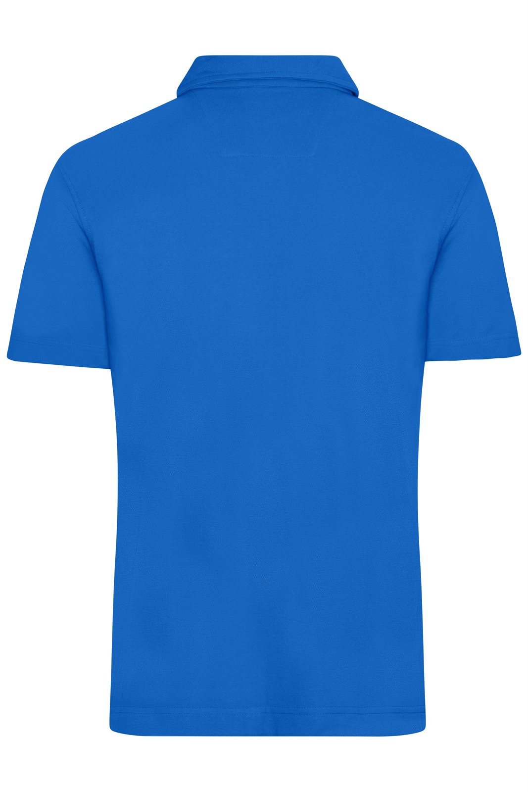 Poloshirt Herren Blau/Weiß – Men's Traditional Polo, Detailansicht