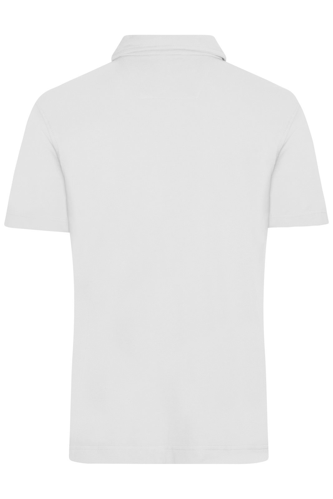Poloshirt Herren Weiß/Rot – Men's Traditional Polo, Detailansicht
