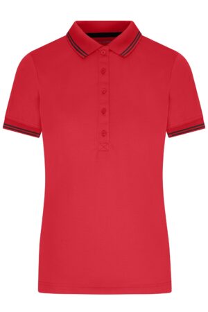 Poloshirt Damen Schwarz/Rot – Ladies' Functional Polo