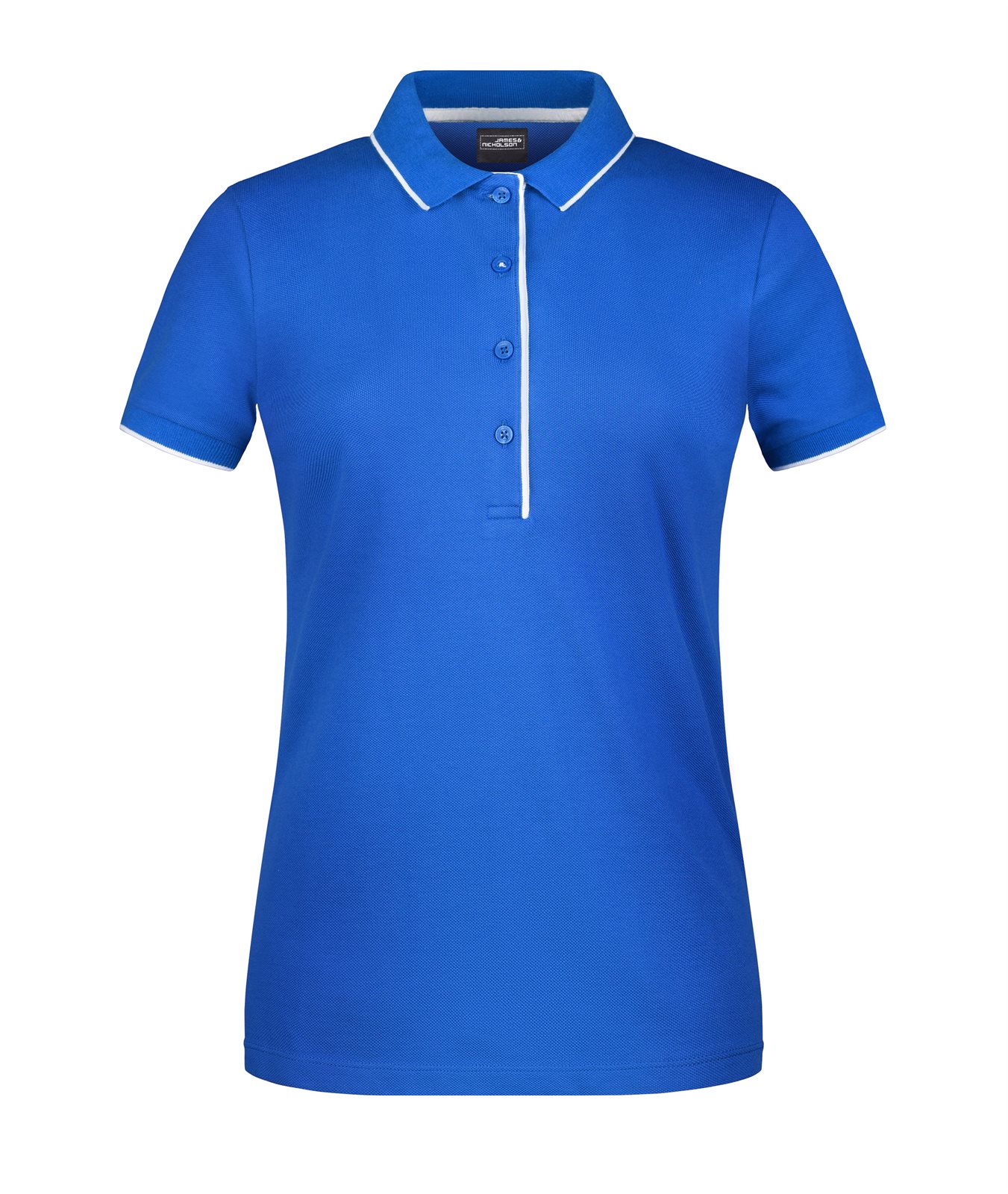 Poloshirt Damen Weiß/Blau – Ladies' Polo Stripe