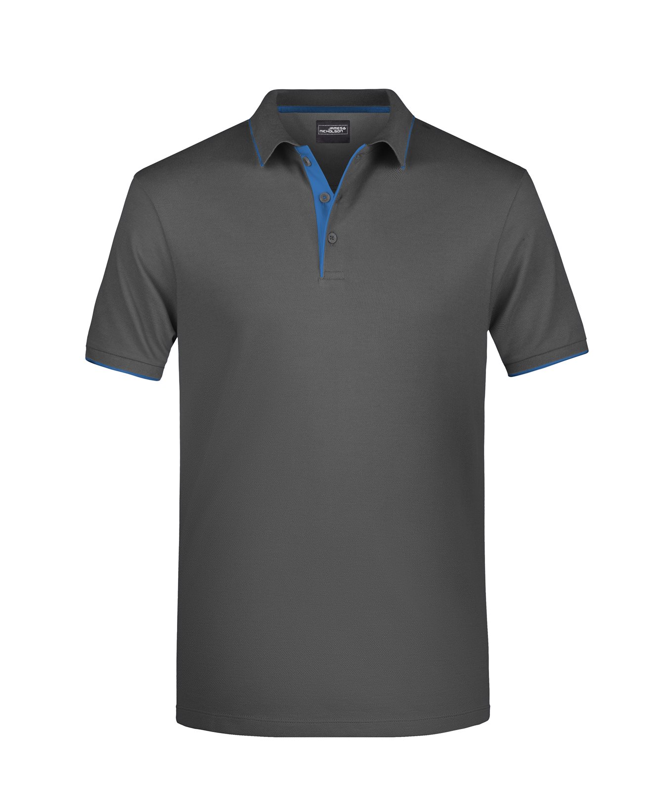 Poloshirt Herren Blau/Grau – Men's Polo Stripe