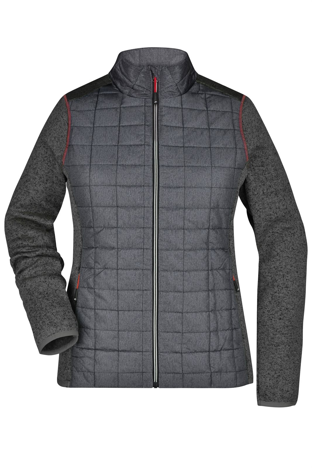 Jacke Damen Grau – Ladies' Knitted Hybrid Jacket