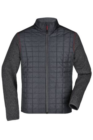 Jacke Herren Grau – Men's Knitted Hybrid Jacket