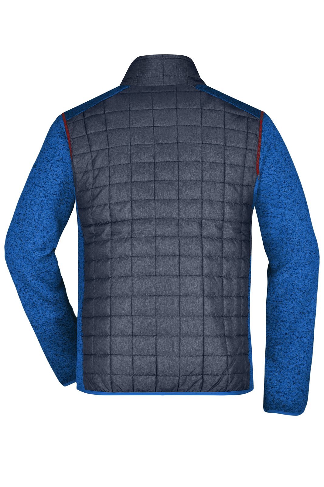 Jacke Herren Grau/Blau – Men's Knitted Hybrid Jacket, Detailansicht