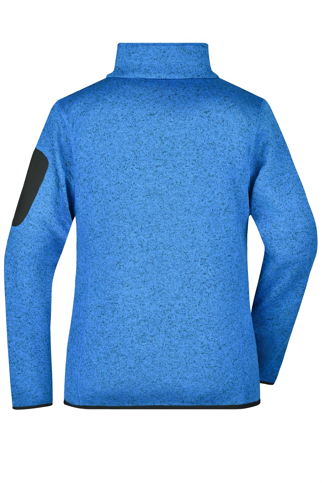 Jacke Damen Blau/Rot – Ladies' Knitted Fleece Jacket, Detailansicht