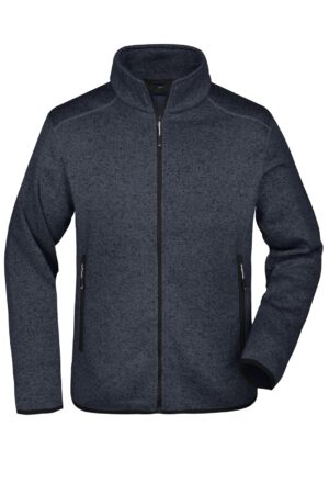Jacke Herren Grau – Men's Knitted Fleece Jacket