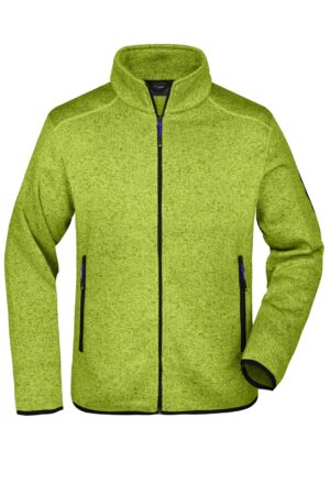 Jacke Herren Grau – Men's Knitted Fleece Jacket