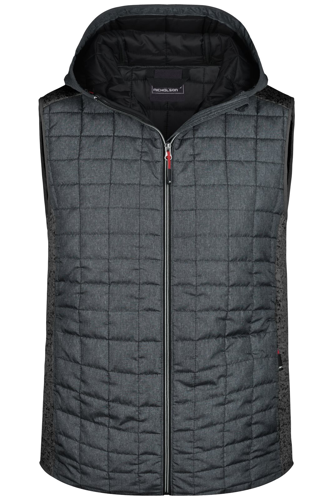 Weste Herren Grau – Men's Knitted Hybrid Vest