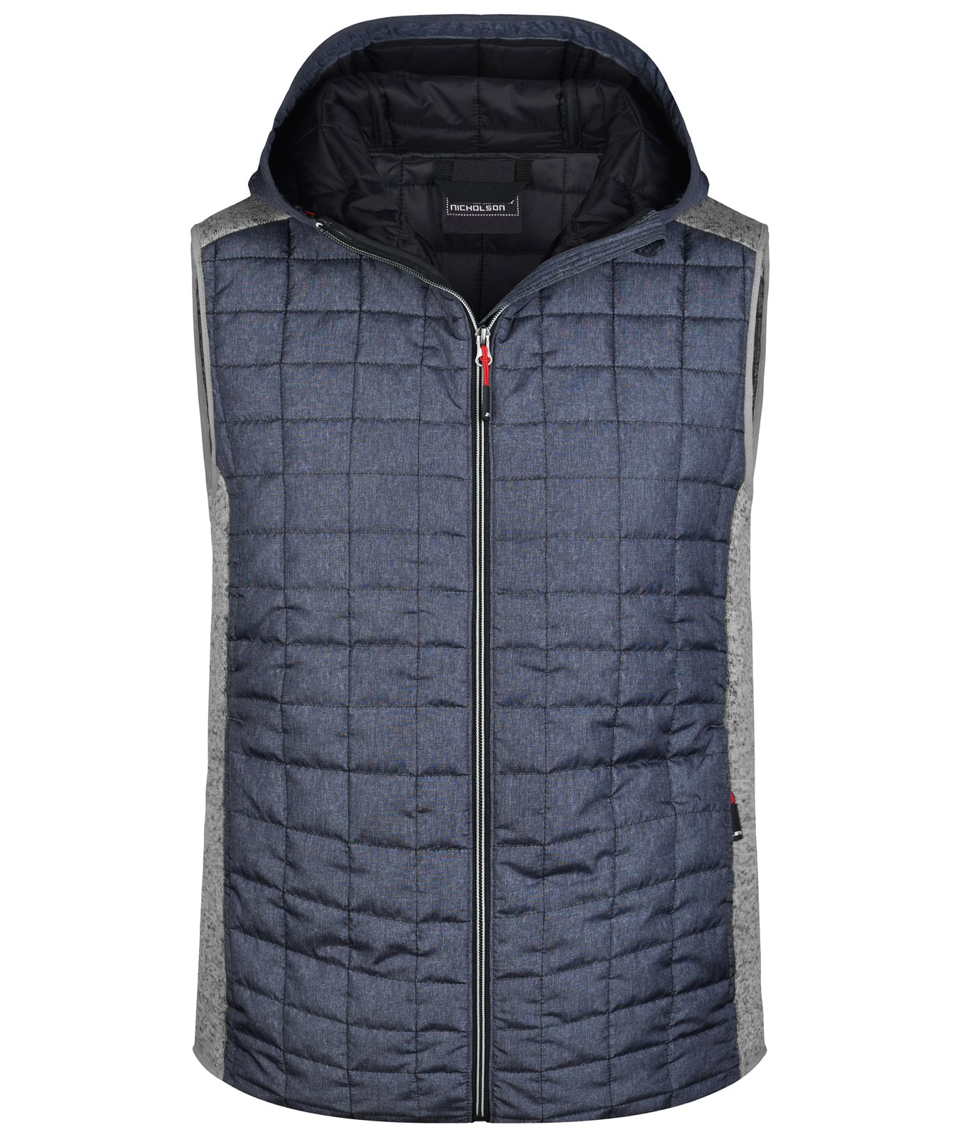 Weste Herren Grau – Men's Knitted Hybrid Vest