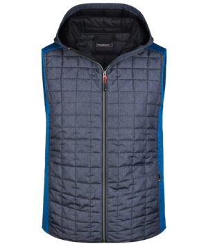 Weste Herren Grau – Men's Knitted Hybrid Vest