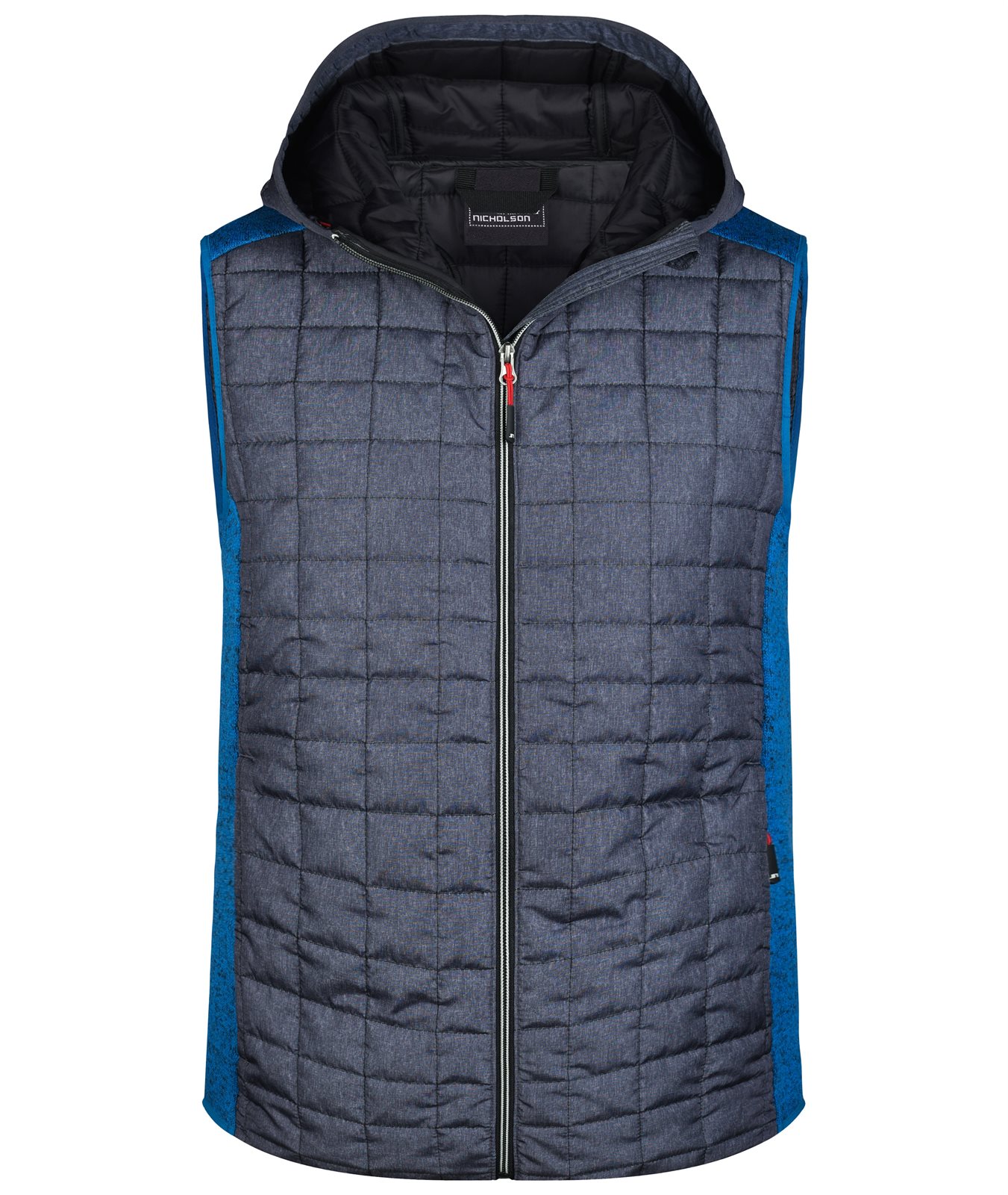 Weste Herren Grau/Blau – Men's Knitted Hybrid Vest