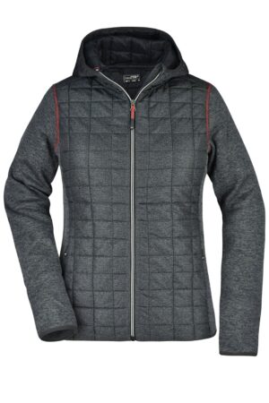 Jacke Damen Grau – Ladies' Knitted Hybrid Jacket