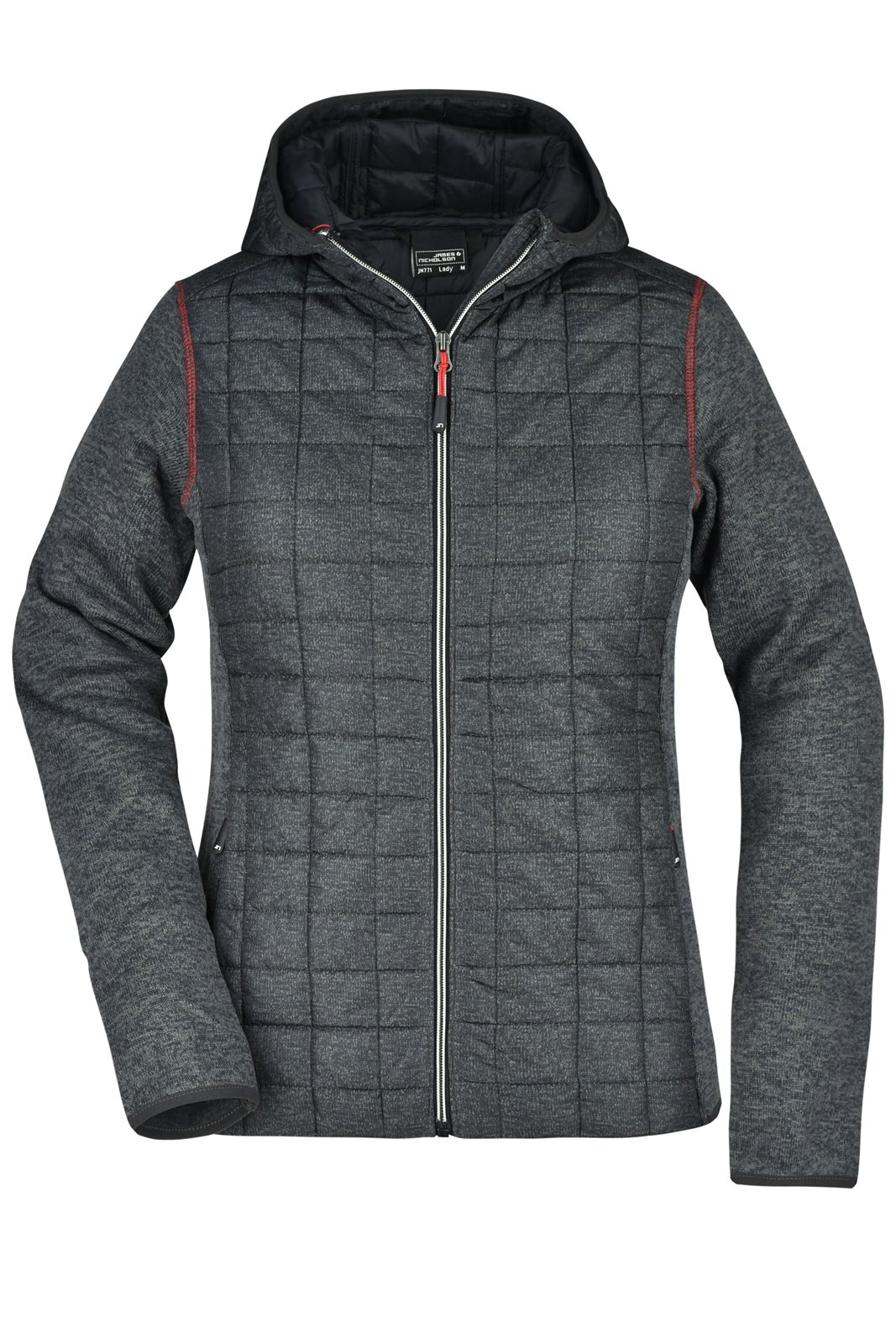 Jacke Damen Grau – Ladies' Knitted Hybrid Jacket