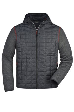 Jacke Herren Grau – Men's Knitted Hybrid Jacket