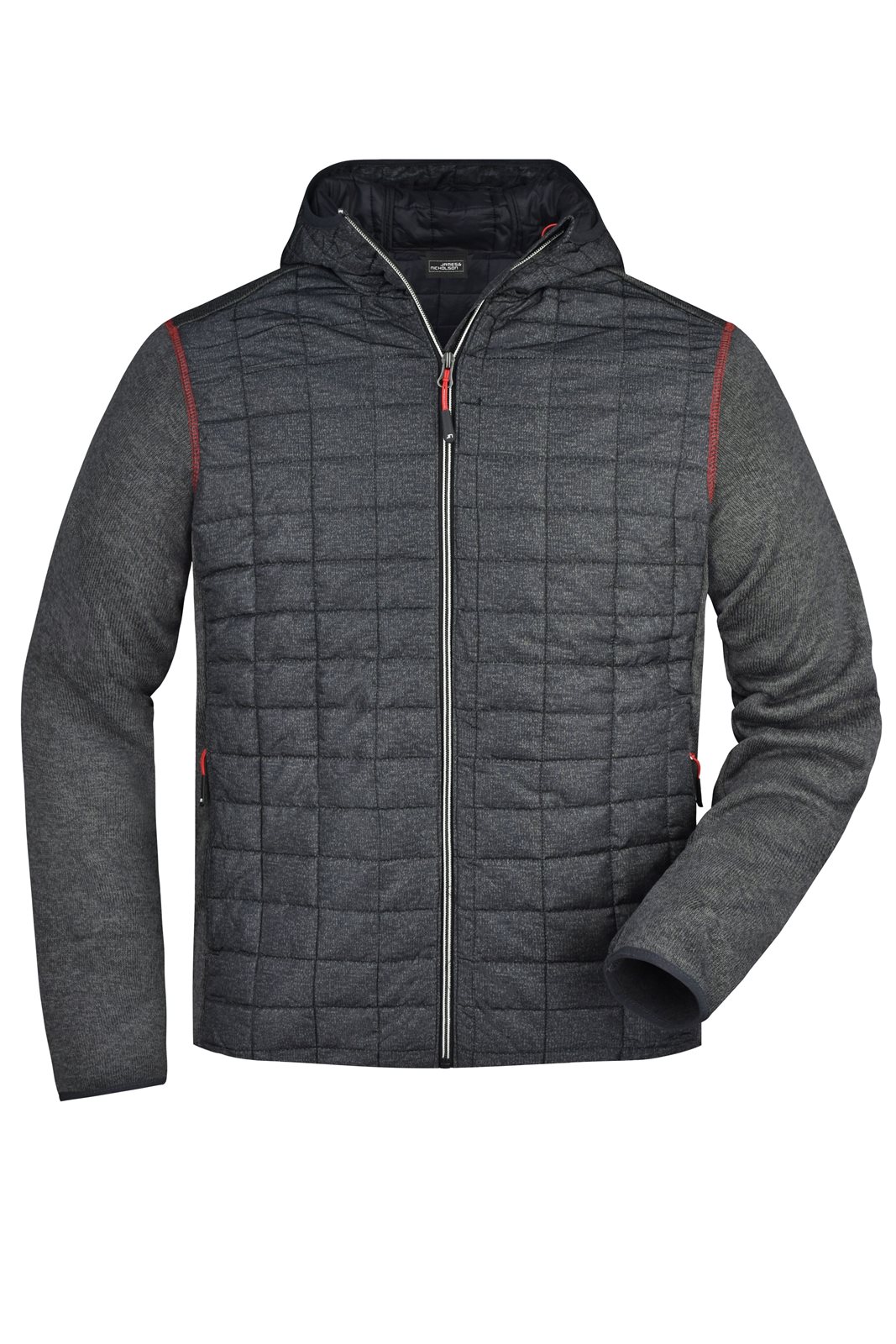 Jacke Herren Grau – Men's Knitted Hybrid Jacket