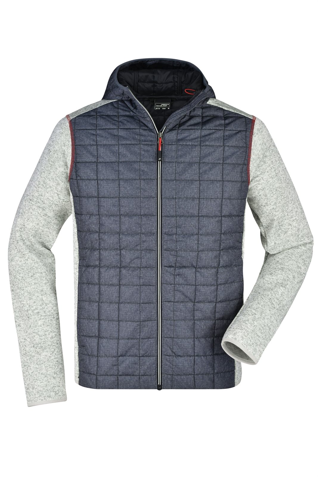 Jacke Herren Grau – Men's Knitted Hybrid Jacket