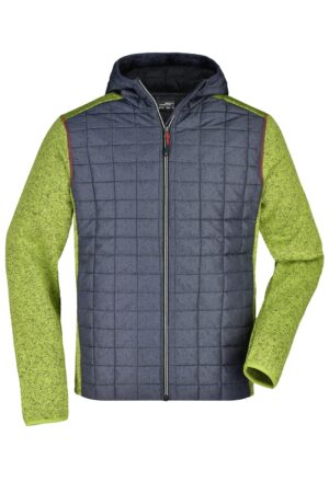 Jacke Herren Grau – Men's Knitted Hybrid Jacket