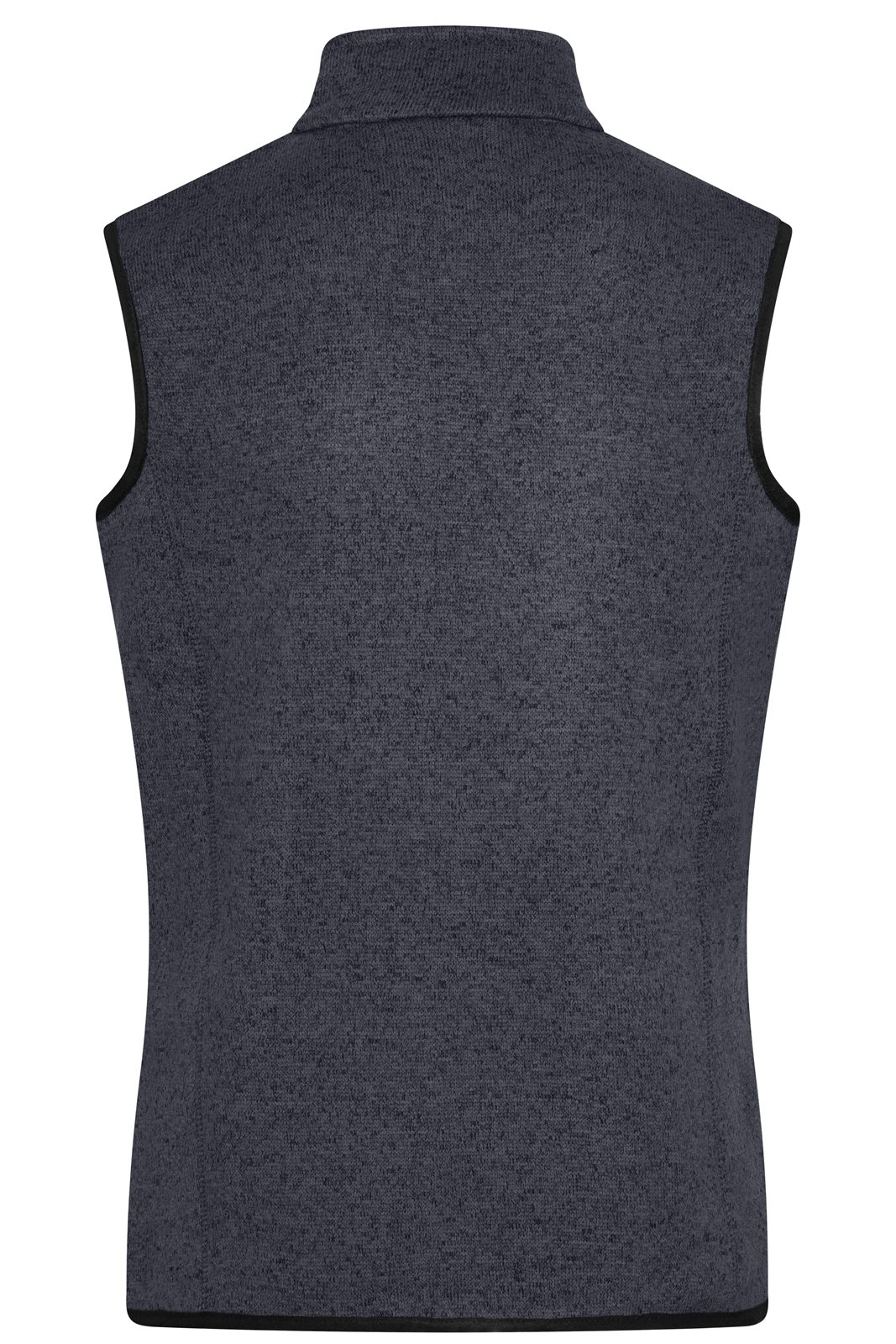 Weste Damen Grau – Ladies' Knitted Fleece Vest, Detailansicht