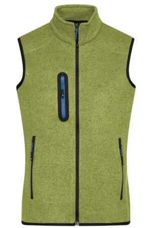 Weste Damen Grau – Ladies' Knitted Fleece Vest