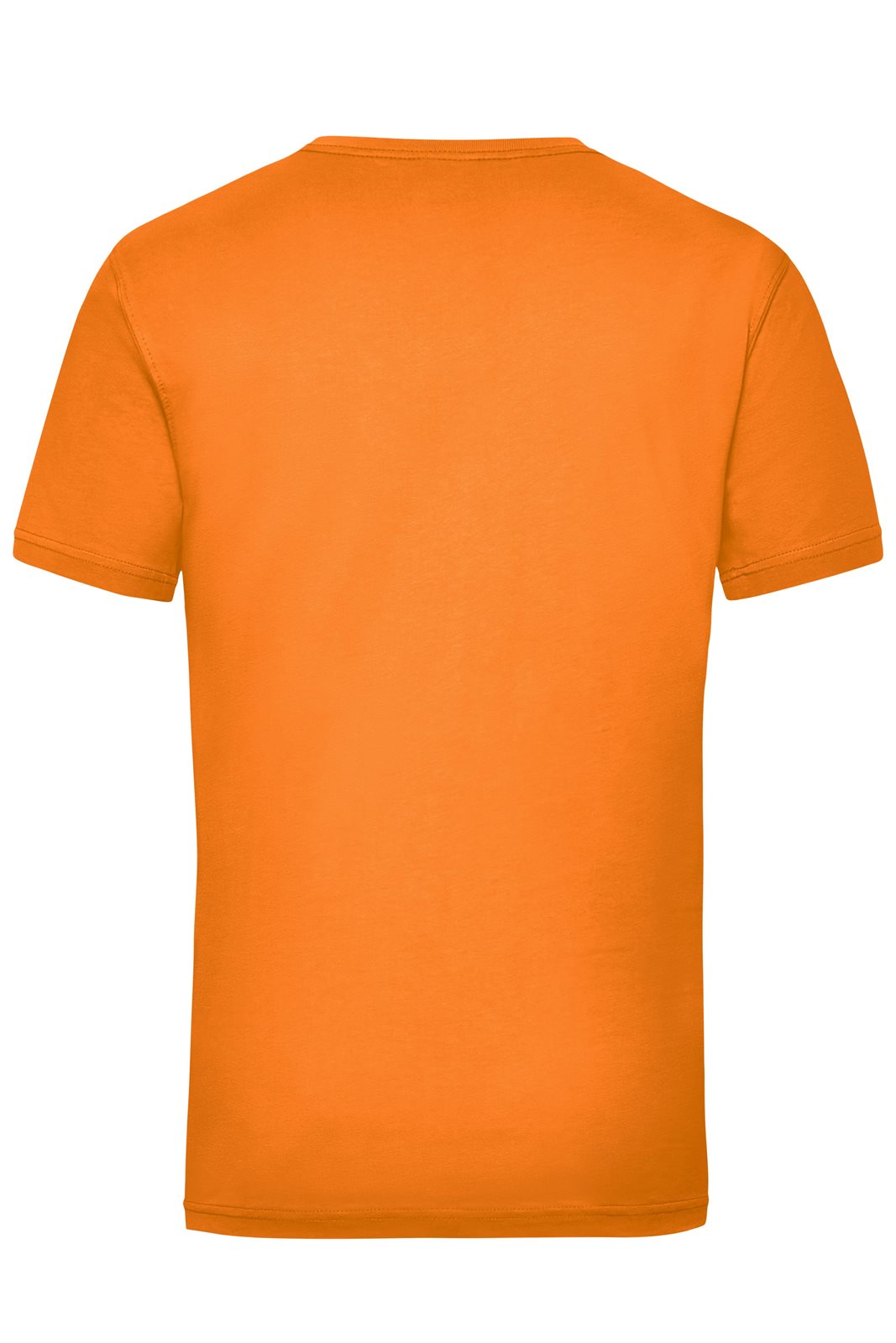 T-Shirt Herren Orange – Workwear-T Men, Detailansicht