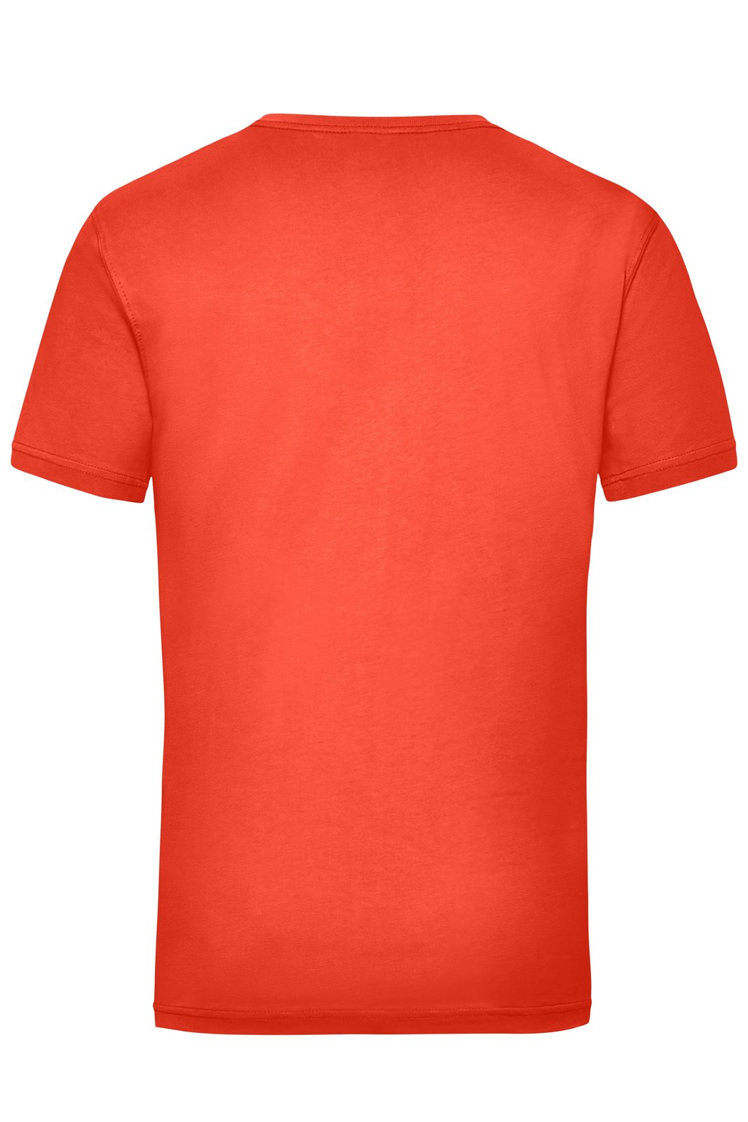 T-Shirt Herren Orange – Workwear-T Men, Detailansicht