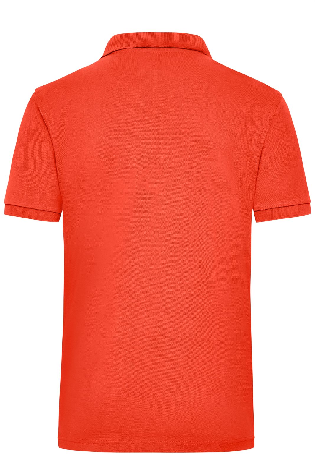 Poloshirt Herren Orange – Workwear Polo Men, Detailansicht