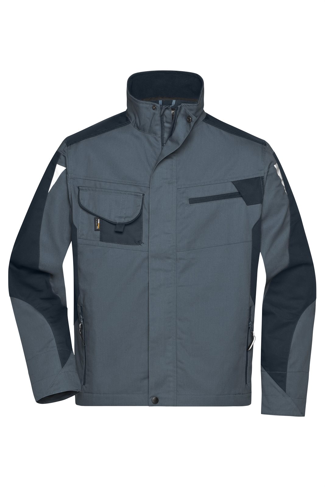 Jacke Unisex Schwarz/Grau – Workwear Jacket - STRONG -