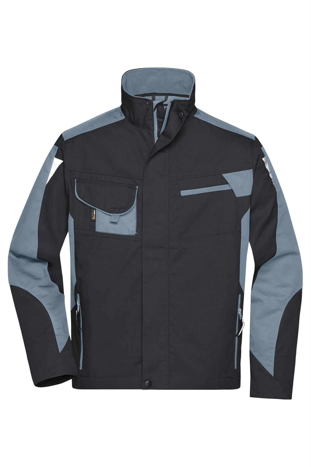 Jacke Unisex Schwarz/Grau – Workwear Jacket - STRONG -
