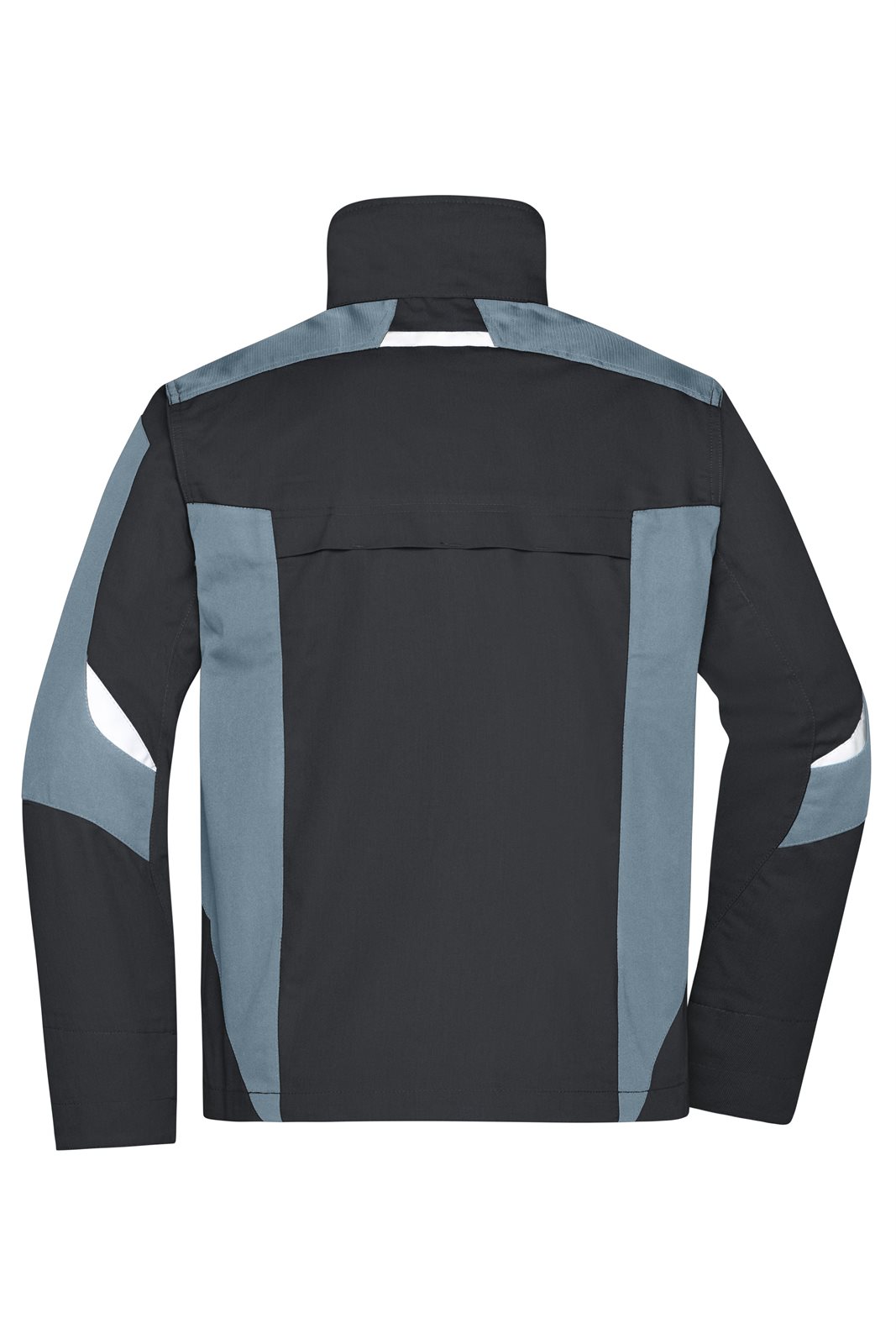 Jacke Unisex Schwarz/Grau – Workwear Jacket - STRONG -, Detailansicht