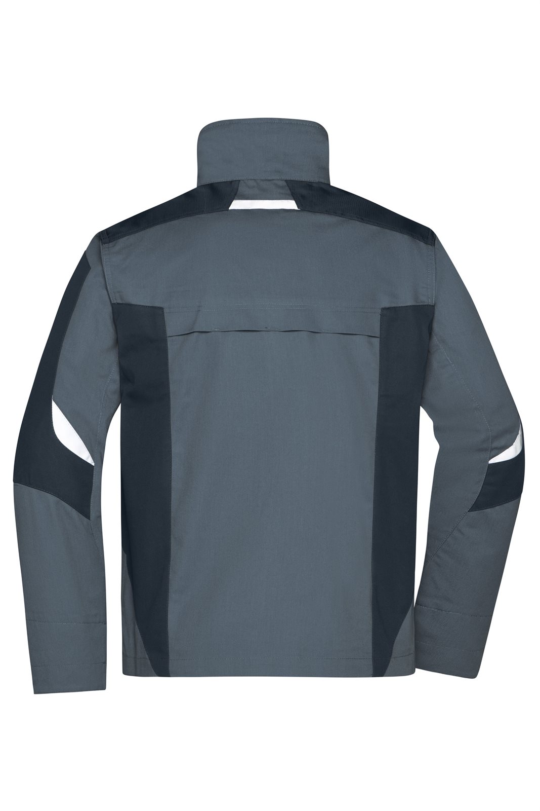 Jacke Unisex Schwarz/Grau – Workwear Jacket - STRONG -, Detailansicht