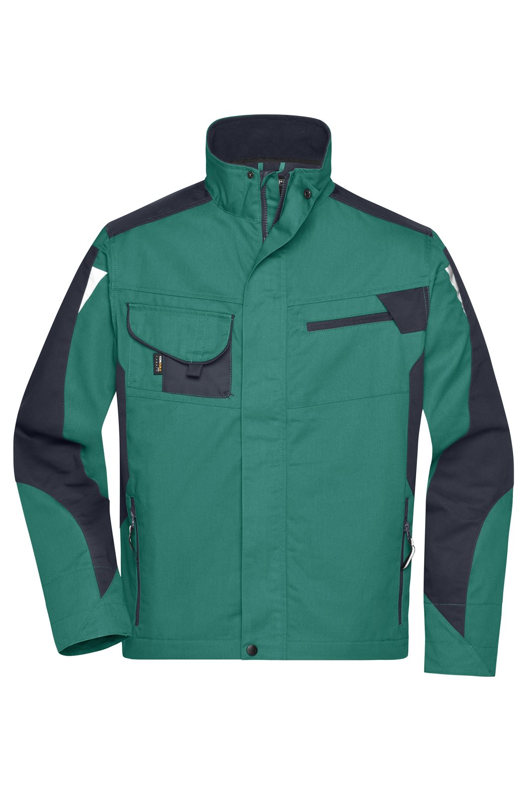 Jacke Unisex Schwarz/Grün – Workwear Jacket - STRONG -