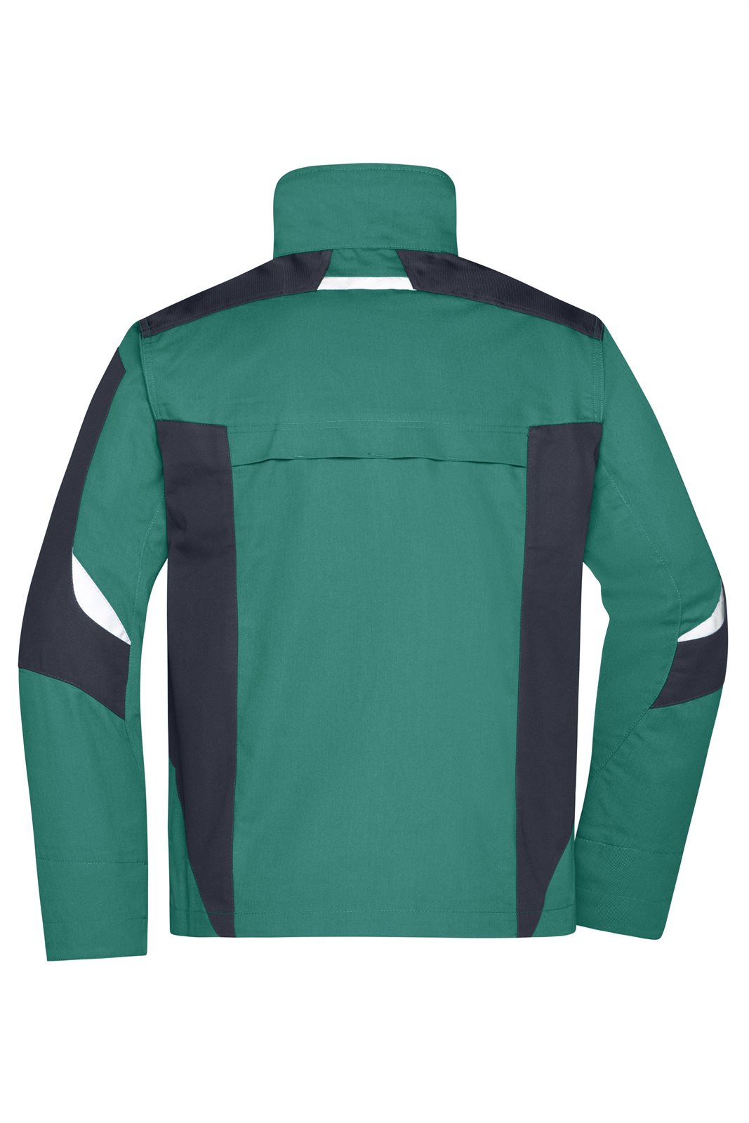 Jacke Unisex Schwarz/Grün – Workwear Jacket - STRONG -, Detailansicht