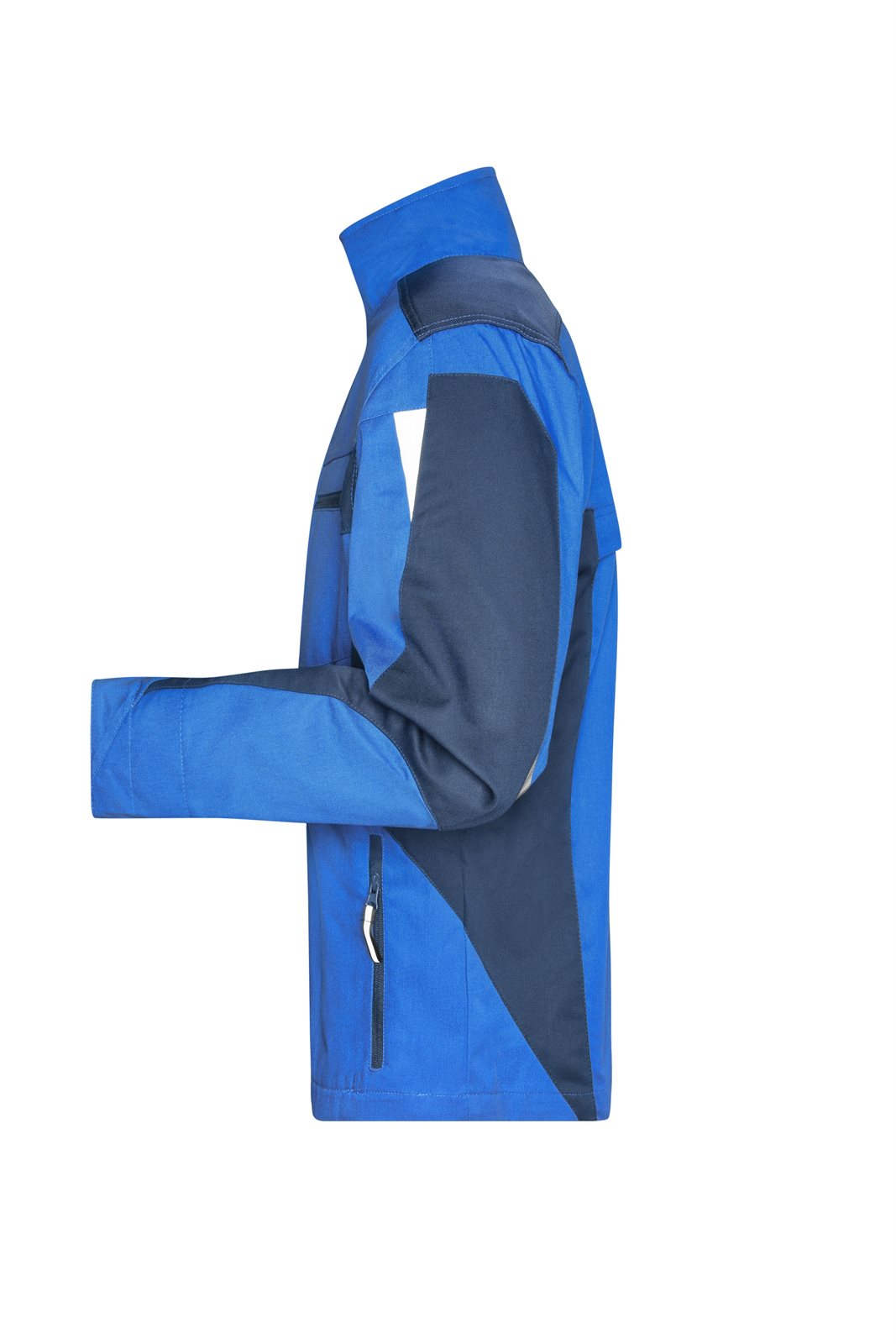 Jacke Unisex Blau – Workwear Jacket - STRONG -, Detailansicht