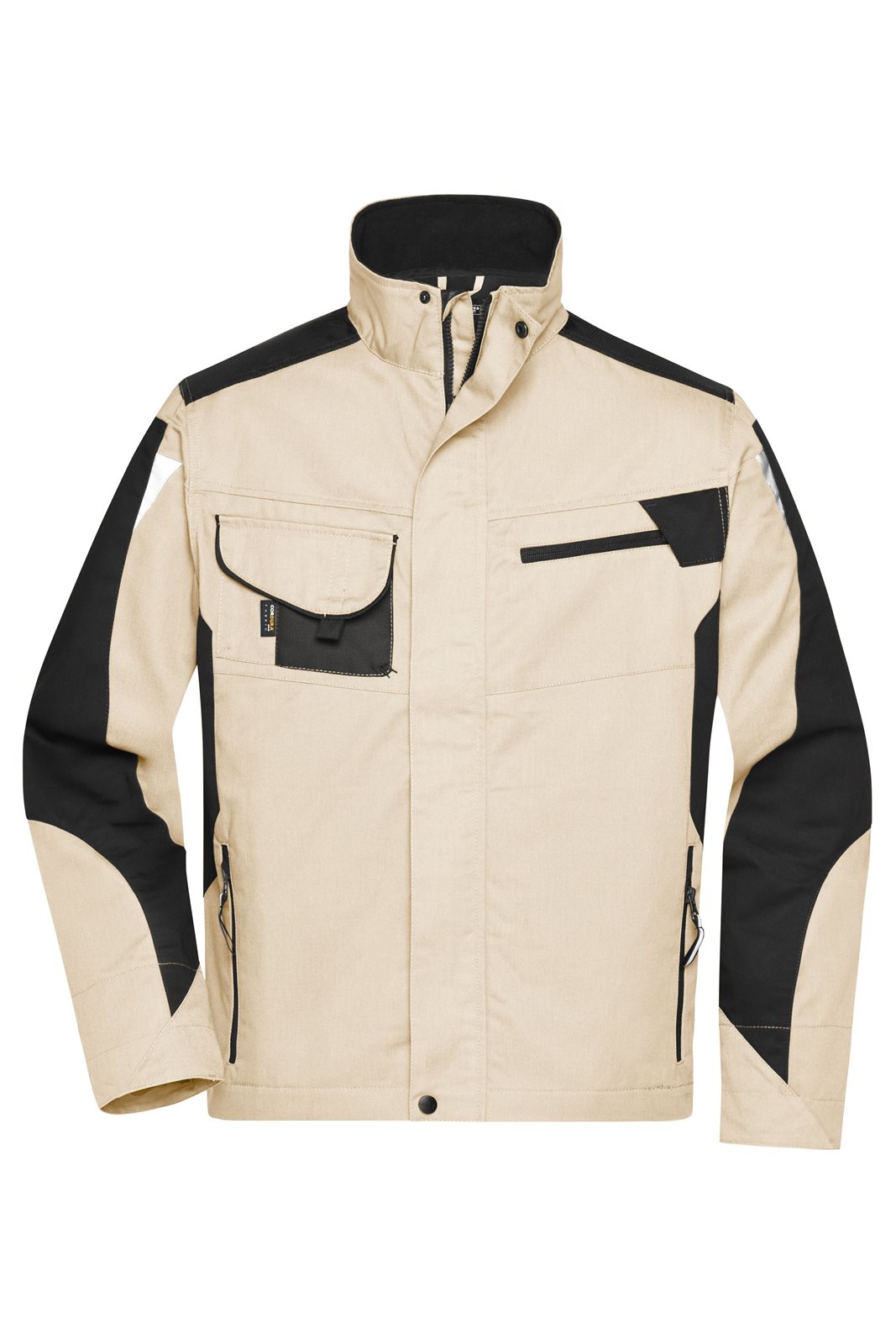 Jacke Unisex Schwarz/Braun/Grau – Workwear Jacket - STRONG -