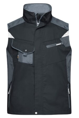 Weste Unisex Schwarz/Grau – Workwear Vest - STRONG -