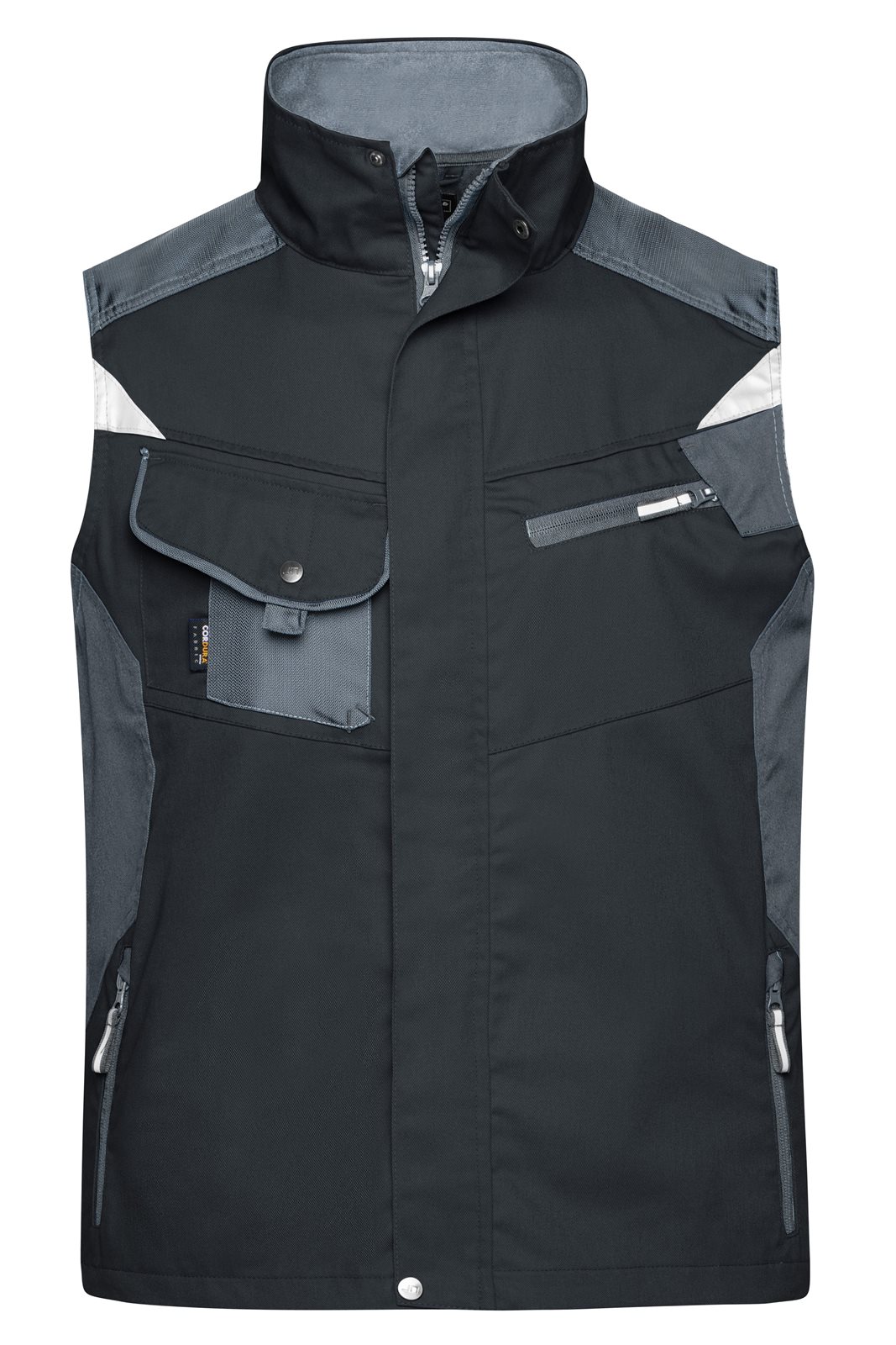 Weste Unisex Schwarz/Grau – Workwear Vest - STRONG -