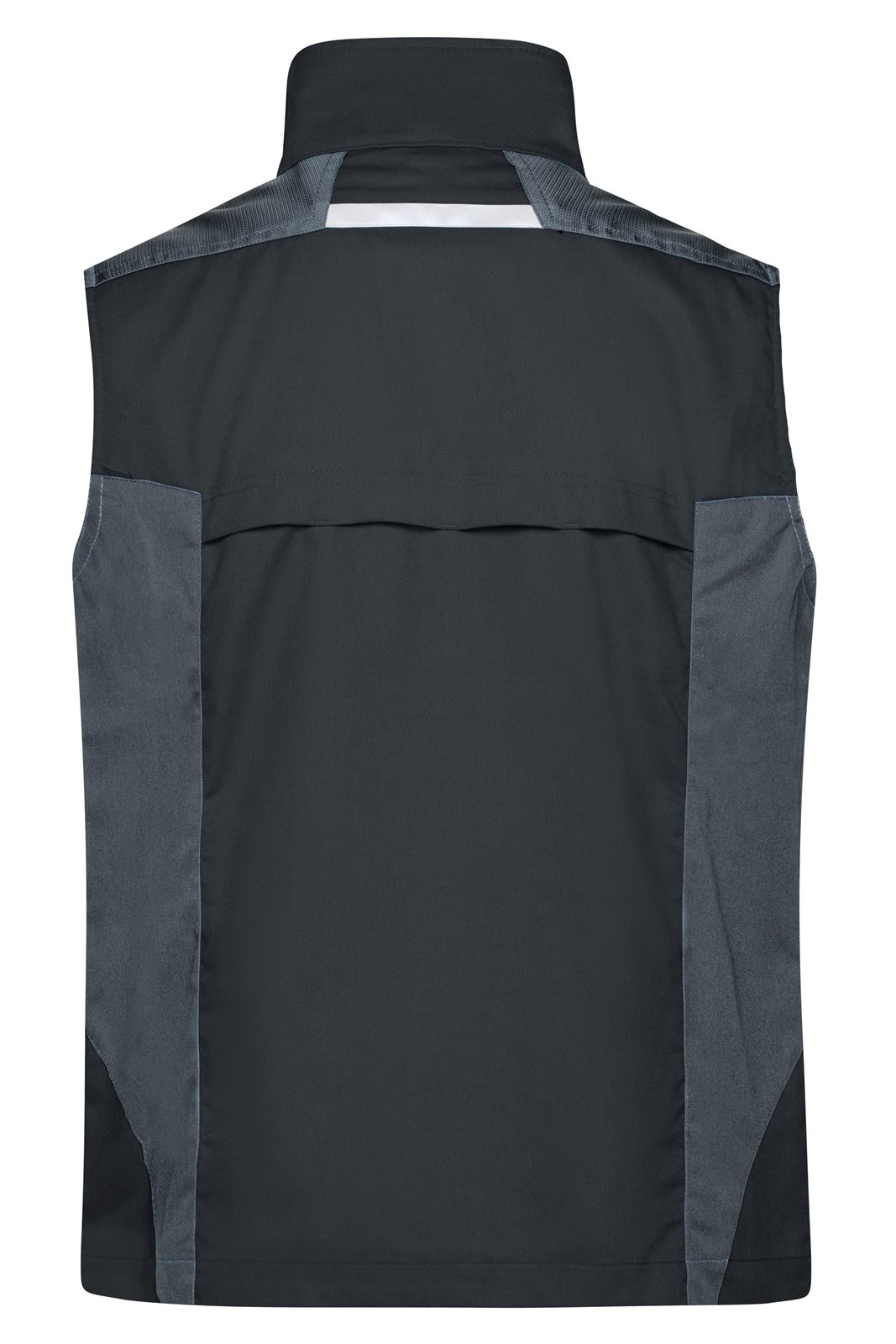 Weste Unisex Schwarz/Grau – Workwear Vest - STRONG -, Detailansicht