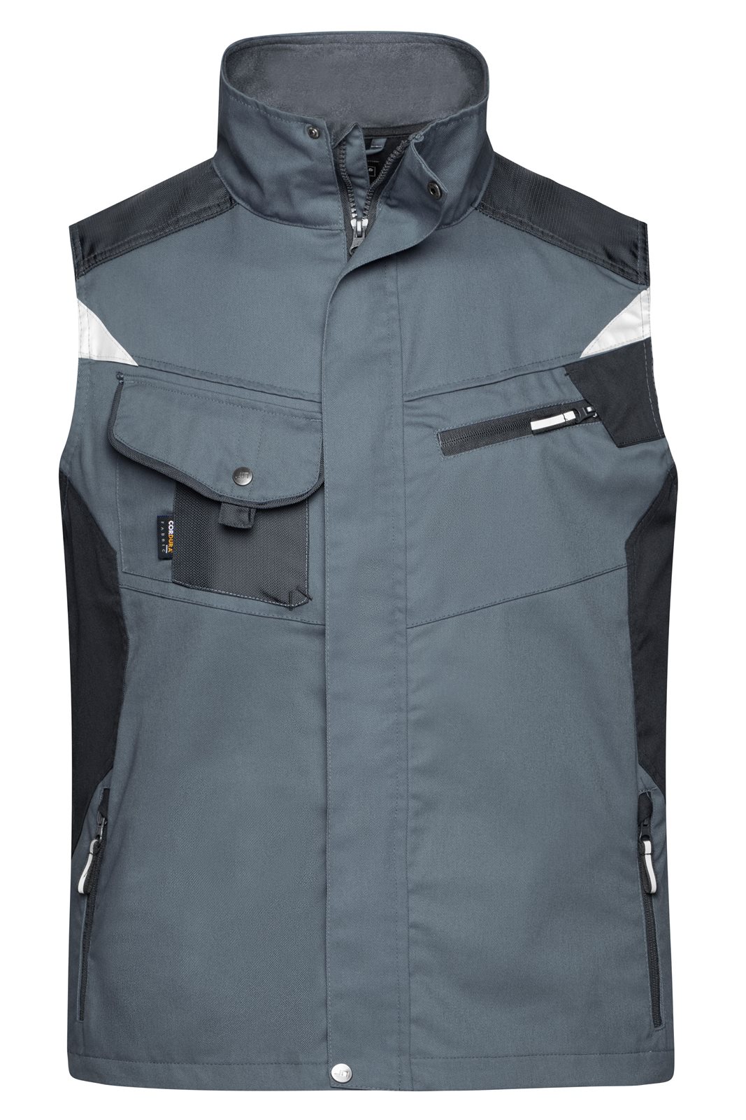 Weste Unisex Schwarz/Grau – Workwear Vest - STRONG -