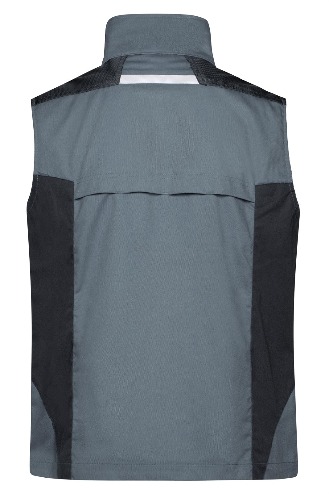 Weste Unisex Schwarz/Grau – Workwear Vest - STRONG -, Detailansicht