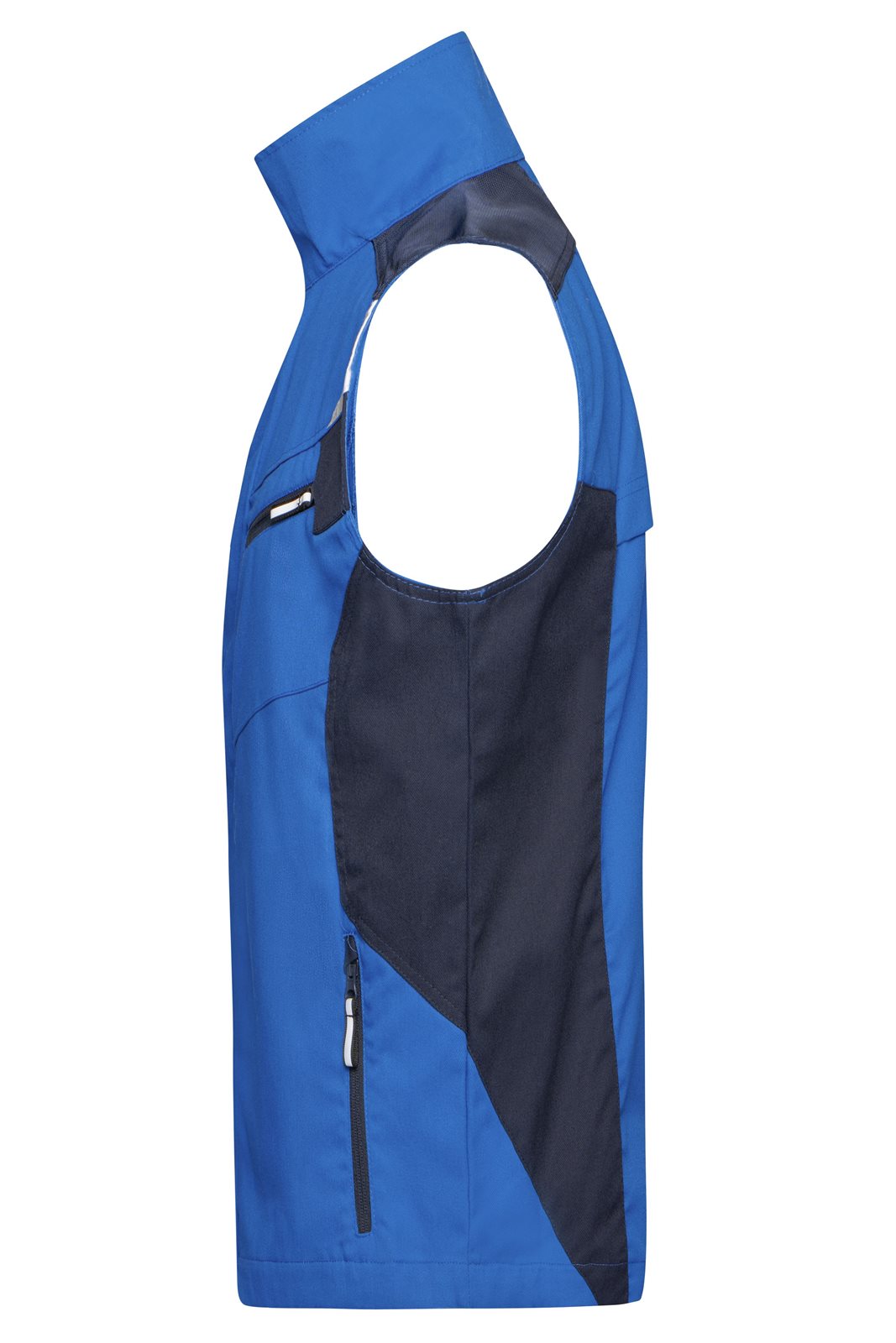 Weste Unisex Blau – Workwear Vest - STRONG -, Detailansicht
