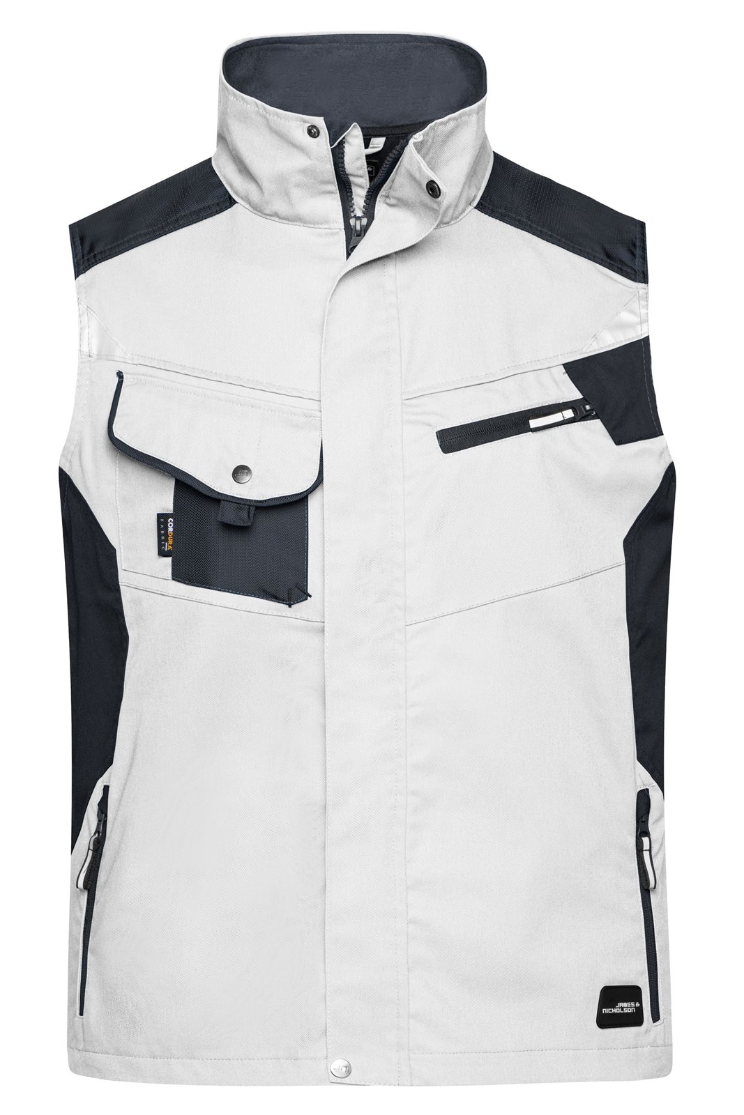 Weste Unisex Weiß/Grau – Workwear Vest - STRONG -