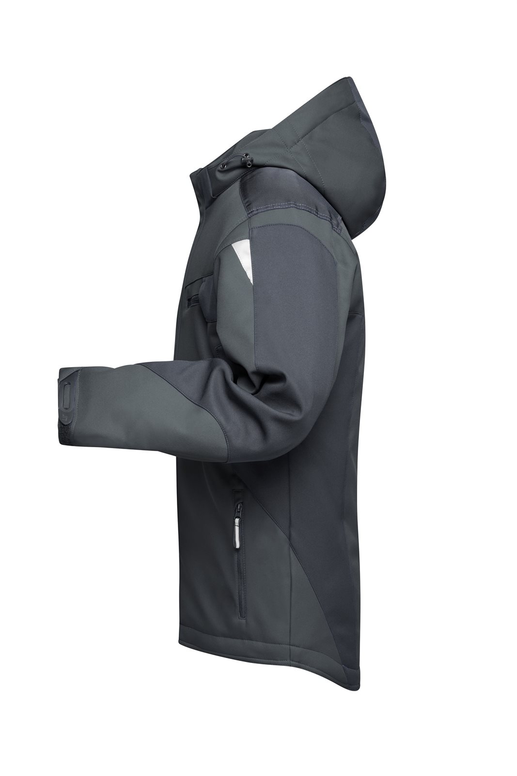 Jacke Unisex Schwarz – Craftsmen Softshell Jacket - STRONG -, Detailansicht