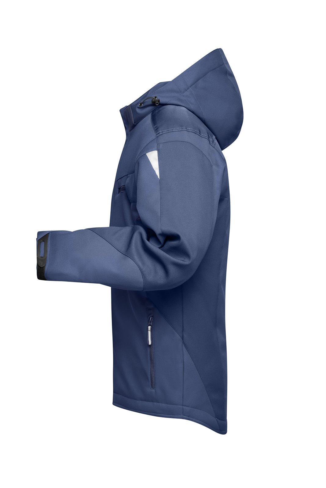Jacke Unisex Blau – Craftsmen Softshell Jacket - STRONG -, Detailansicht