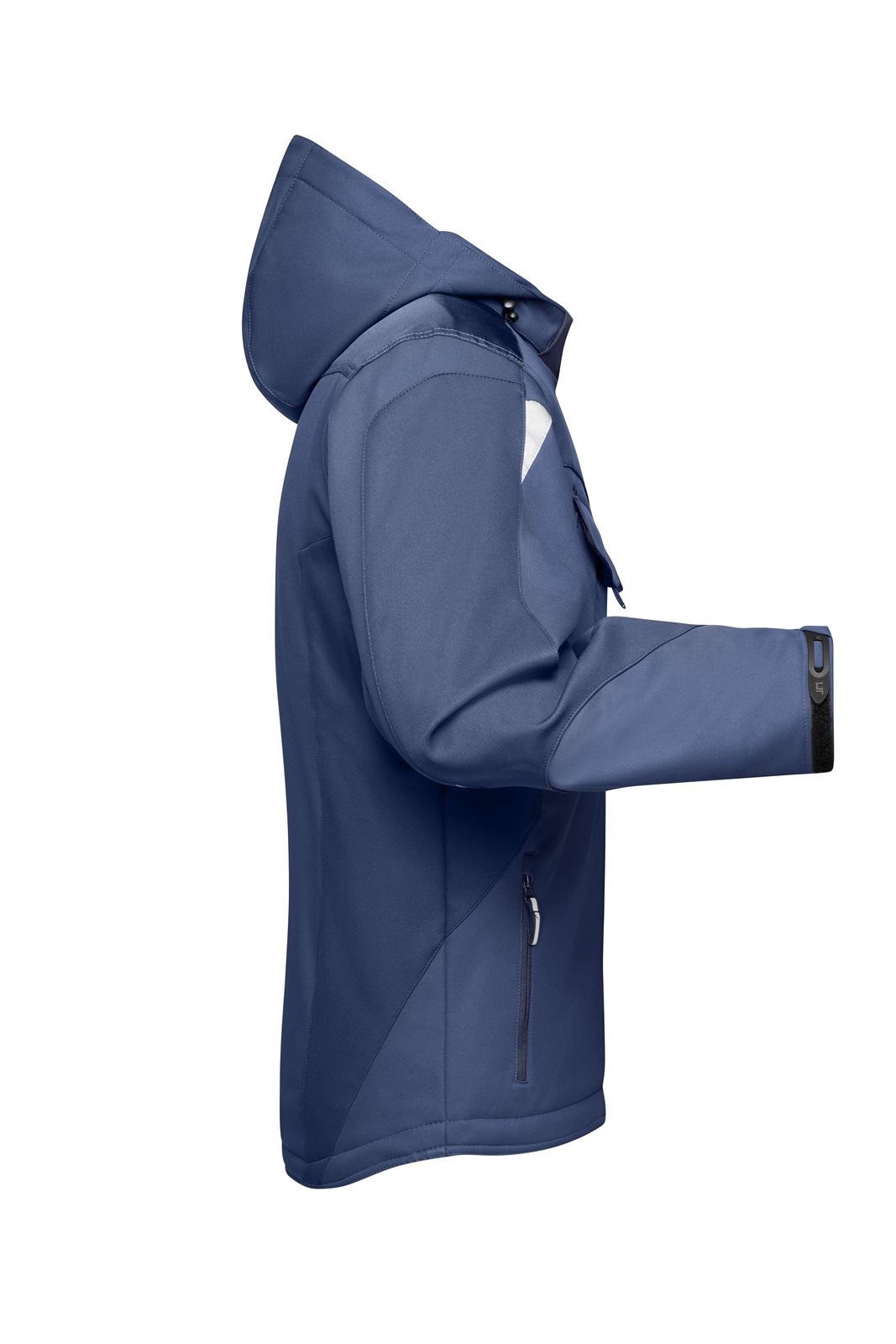 Jacke Unisex Blau – Craftsmen Softshell Jacket - STRONG -, Detailansicht