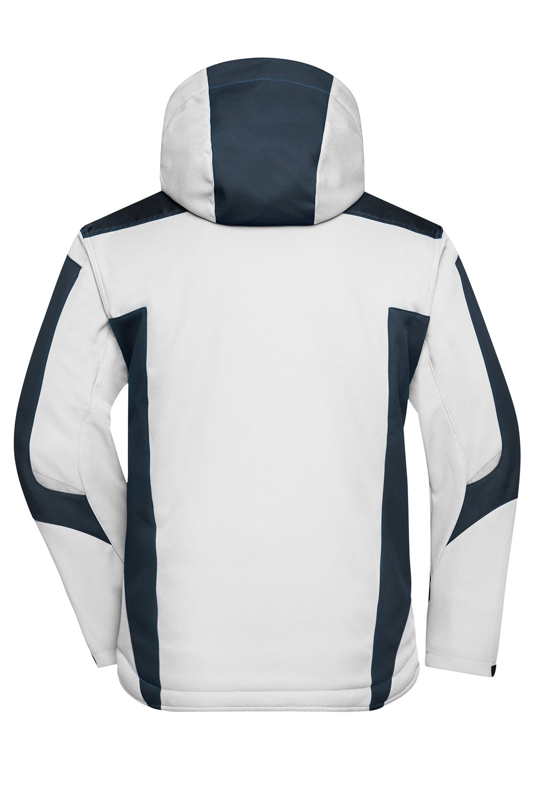 Jacke Unisex Weiß/Grau – Craftsmen Softshell Jacket - STRONG -, Detailansicht